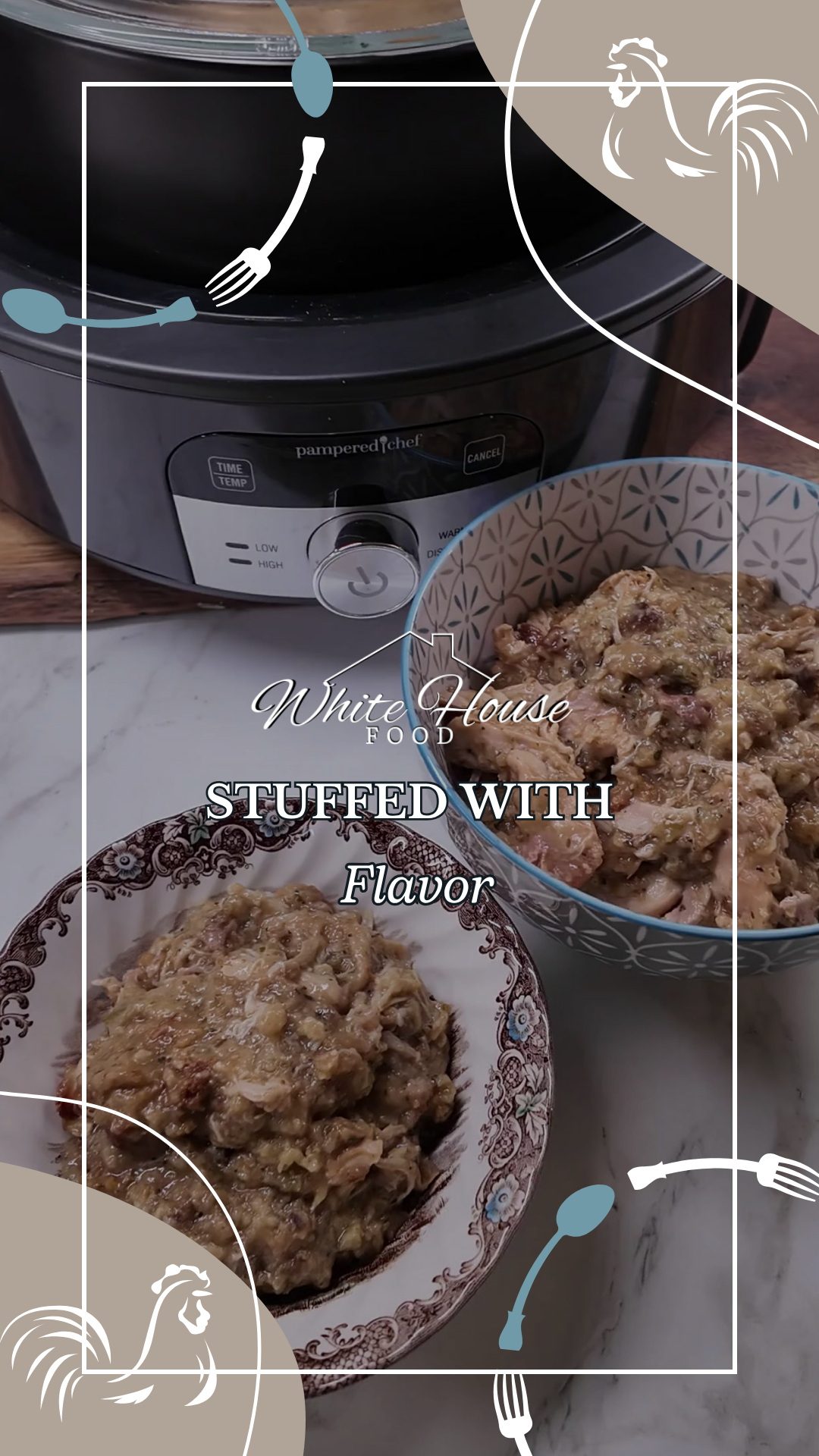 Slow Cooker Chicken & Dressing