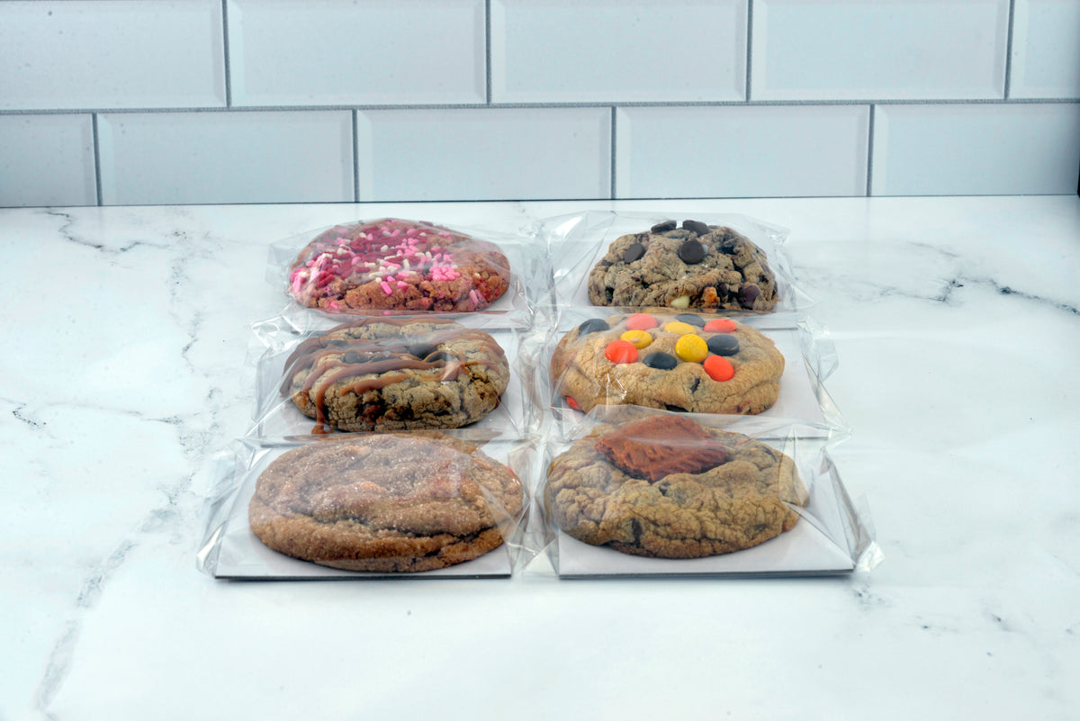 Six individually wrapped White House Food cookies