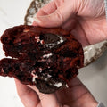 Scarlet Raptor red velvet cookies and cream cookies